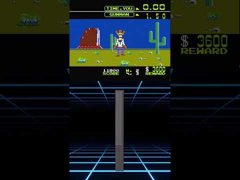 Wild Gunman NES Gameplay: Game A - 1 Outlaw