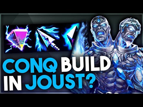 TRYING A CONQUEST BUILD IN JOUST! - Grandmasters Ranked Joust - Smite