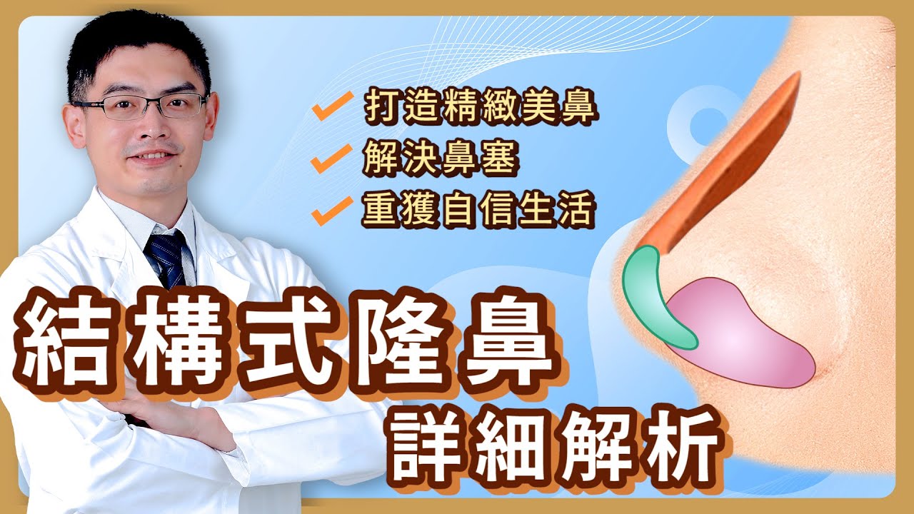 超詳細「結構式隆鼻」剖析，手術醫師如何選？【鼻科醫學】iSKIN尚行美 正鼻專家巫清隆醫師