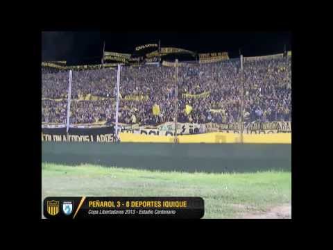 "La Hinchada de Peñarol vs Iquique" Barra: Barra Amsterdam &bull; Club: Peñarol &bull; País: Uruguay