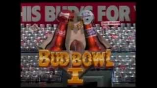 Budweiser Beer Commercial - Bud Bowl 1 - 1989 - Vintage Advertising