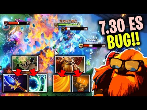7.30 EARTHSHAKER INFINITE STUN BUG ABUSE - WTF PATCH 7.30 DOTA 2