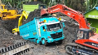Download lagu PERDANA PROYEK BATU BARA ‼️🔥 AKIBAT JALAN MASIH GEMBUR RC DAM TRUK HINO 500 GX KUAT NANJAK mp3