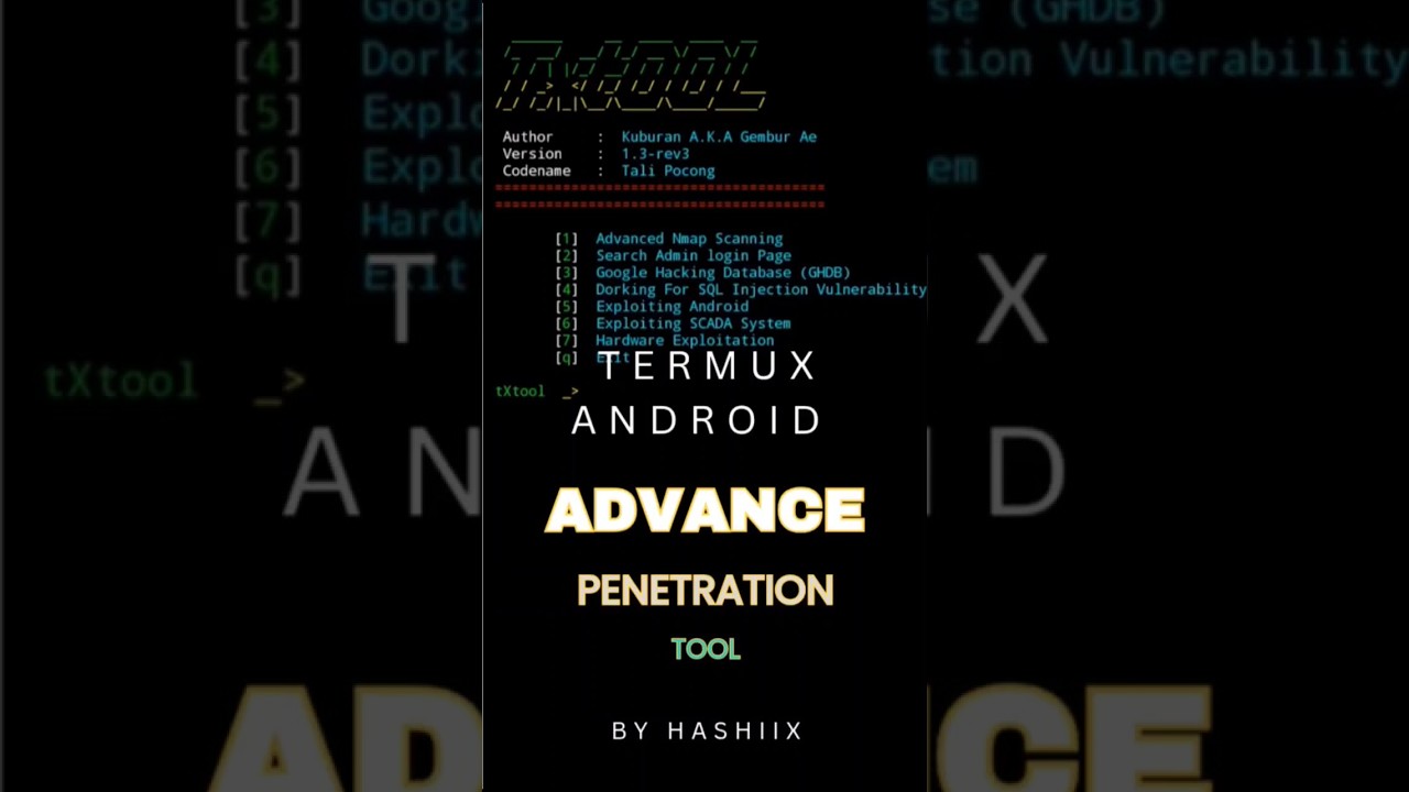 Advance Penetration Tool in Termux Android  #hacking #termux #pentesting #termuxtool #termuxtutorial