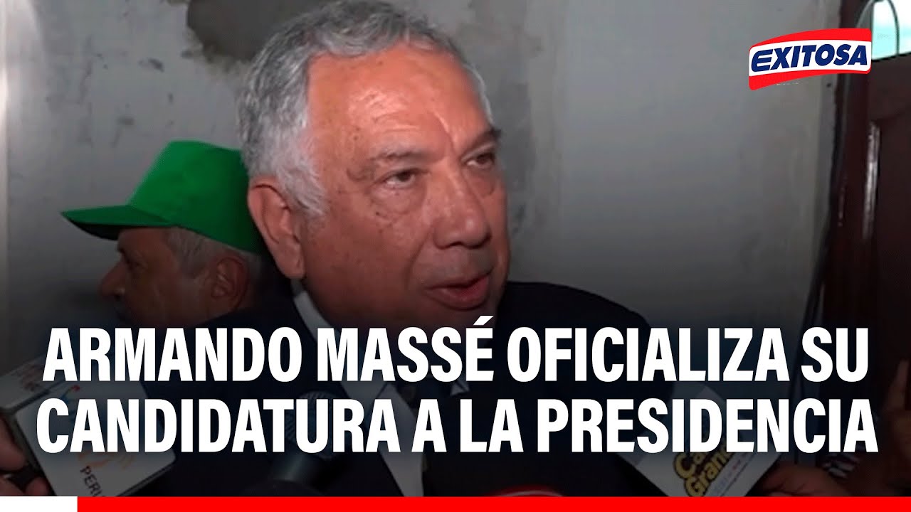 🔴🔵Doctor Armando Massé oficializa su candidatura a la Presidencia con el partido 'Perú Federal'
