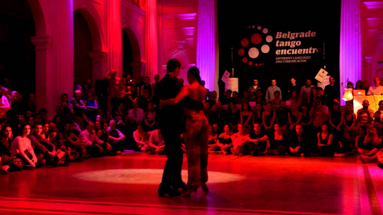 Bruno Tombari y Mariangeles Caamano @ Belgrade Tango Encuentro 2012 (1/4)