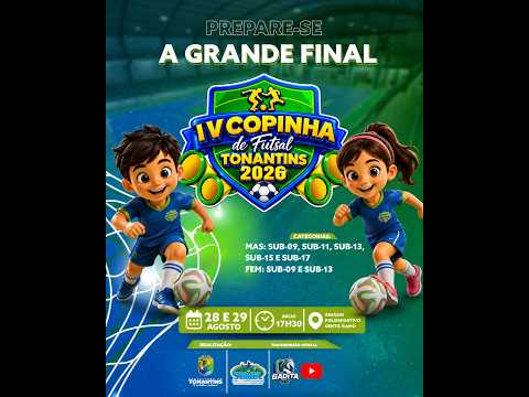 AO VIVO 🔴 | A grande final da IV Copinha de Futsal 2026