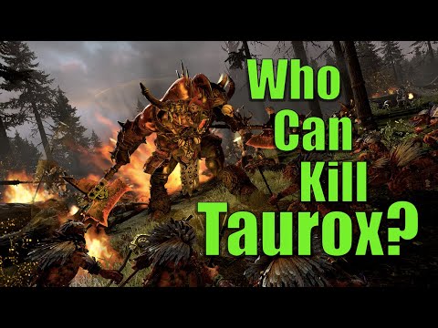 Taurox vs Melee Legendary Lords: The Silence and The Fury DLC - Total War Warhammer 2