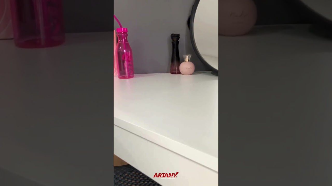 Thumbnail do vídeo - Escrivaninha de Canto Trend - Olmo/Branco