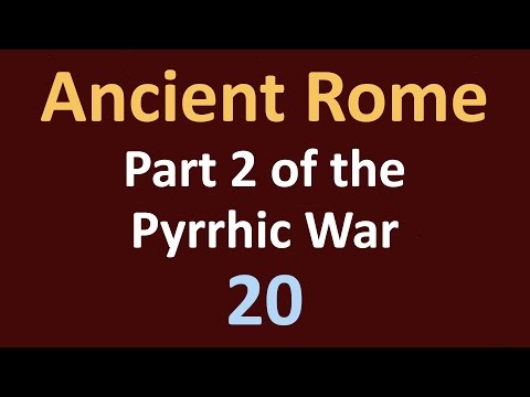Ancient Rome History - Part 2 Pyrrhic War - 20