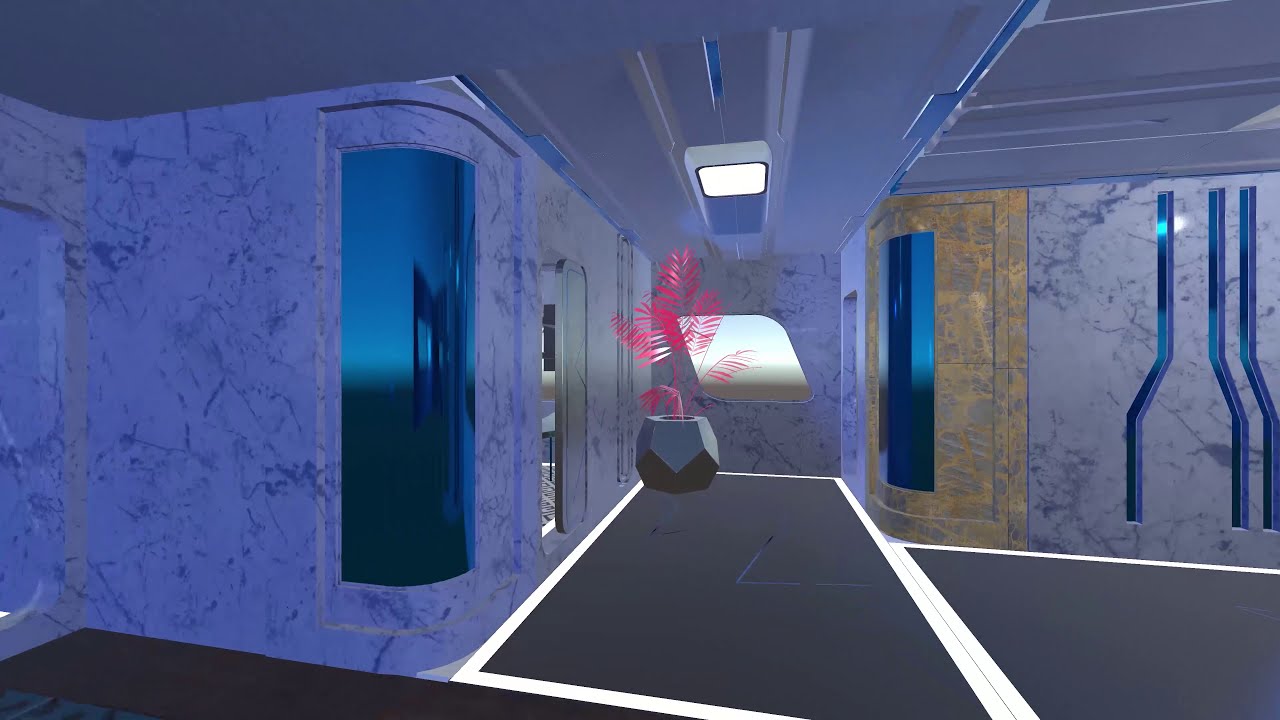 Sci-Fi Modular Interior Home Environment Pack 3D Unity Assetstore