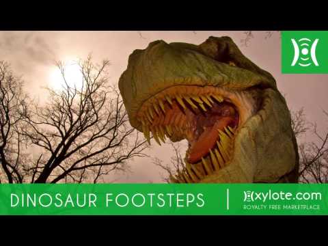 Giant Monster Dinosaur Footsteps Sound Effect