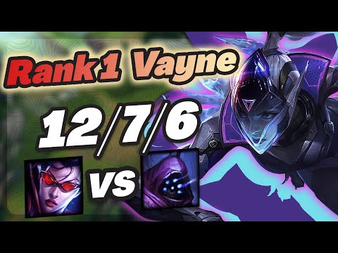 Vayne Vs Jax - Challenger Gameplay Rank 1 Vayne
