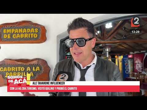 🍖📍 ALE TAVARONE VISITÓ QUILINO Y PROBÓ EL CABRITO