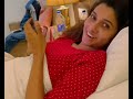 Priya Bhavani Shankar Sleeping On Bed Video In Red Colour Top