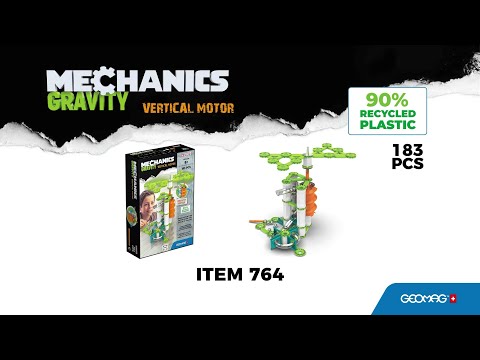 764 Geomag Mechanics Gravity Recycled Vertical Motor 183 pcs