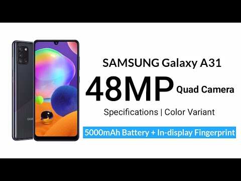 Samsung Galaxy A31 - Full Specifications