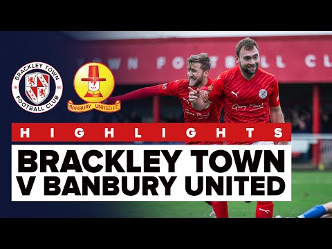 HIGHLIGHTS  Brackley Town 3-1 Banbury United - Monday 1st January 2024