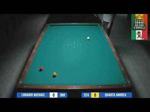 Michael Lunardi vs Andrea Quarta – Parte 1 | 5 Birilli 🎱🇮🇹