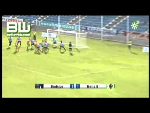 CD BADAJOZ - R.BETIS B 1-1 Temp 2011/2012 Golazo de Alex Pozuelo