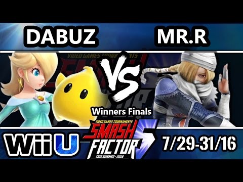SF5 Smash 4 - dT | Dabuz (Rosalina) Vs. MR. R (Sheik) SSB4 Winners Finals - Smash Wii U