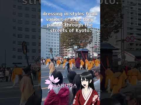 Jidai Festival in Autumn Kyoto: Celebrating History and Culture"Hashtags  #JidaiFestival