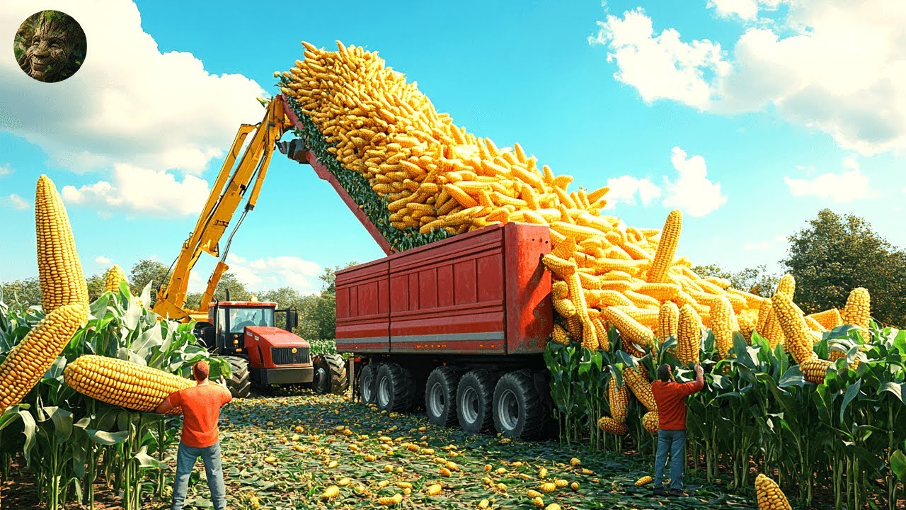 How 1.35 million tons of sweet corn in the US are harvested - American Farming 2024