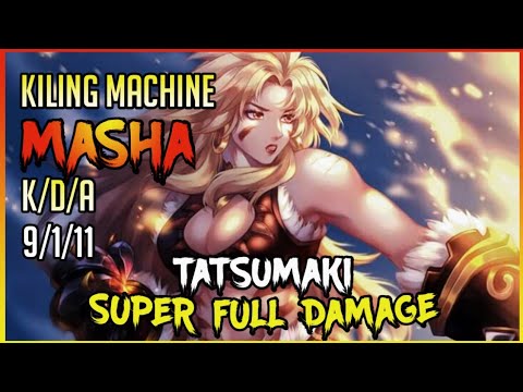 Masha New Gameplay - Full Damage Build By RRQ R7 Tatsumaki | Mobile Legends Bang Bang
