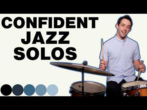 5 maneras de sentirse seguro al tocar solos de batería de jazz