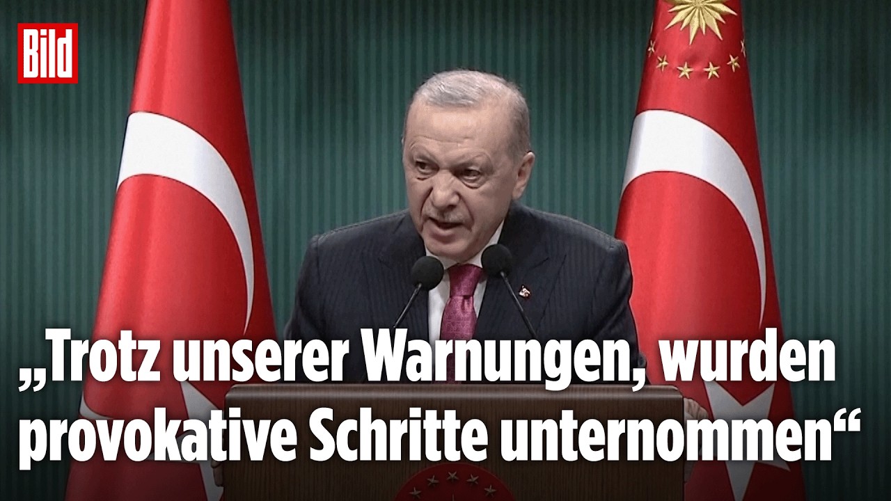 Erdogan warnt Iran: Zweite Rakete über Türkei abgefangen