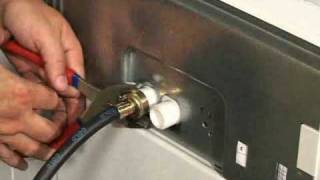 Installing Hot and Cold Inlet Hoses for Washers