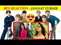 BTS REACTION TO INDIAN TIK TOK VIDEOS JANNAT ZUBAIR TIK TOK VIDEOS REACTION BOLLYWOOD SONGS