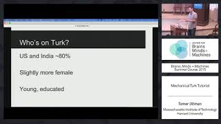 Tutorial 6: Tomer Ullman - Amazon Mechanical Turk