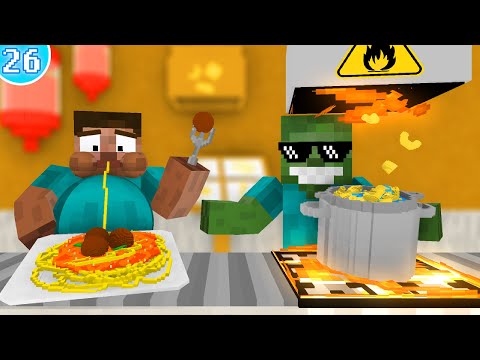 🍝 Work At Pasta Place - Minecraft Animation