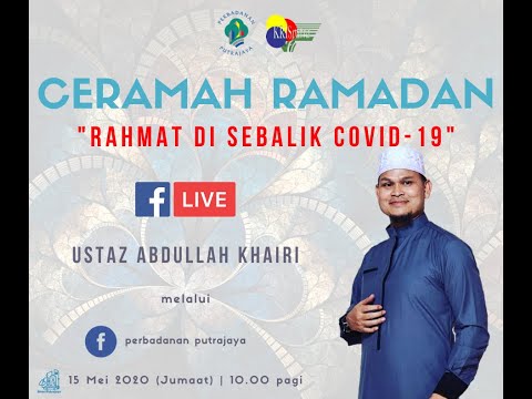 <p>Dianjurkan oleh KRISputra Perbadanan Putrajaya dengan kerjasama Bahagian Sumber Manusia Perbadanan Putrajaya</p>
<p>Tajuk: Rahmat di Sebalik Covid-19<br />
Tarikh: 15 Mei 2020<br />
Melalui FB Live Perbadanan Putrajaya</p>
<p>Dianjurkan oleh KRISputra Perbadanan Putrajaya dengan kerjasama Bahagian Sumber Manusia Perbadanan Putrajaya</p>
<p>Tajuk: Rahmat di Sebalik Covid-19<br />
Tarikh: 15 Mei 2020<br />
Melalui FB Live Perbadanan Putrajaya</p>