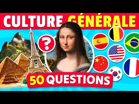 50 QUESTIONS pour TESTER TON SAVOIR 🧠🤯 | Quiz Culture Générale