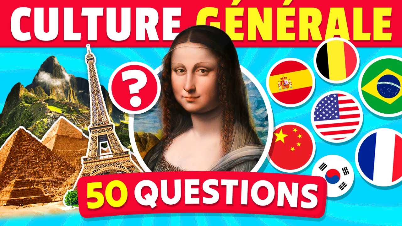 50 QUESTIONS pour TESTER TON SAVOIR 🧠🤯 | Quiz Culture Générale