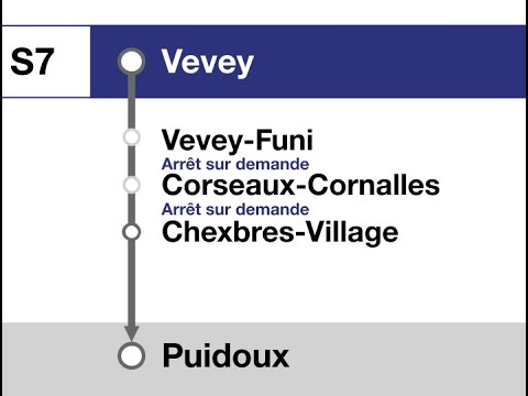 annonces CFF » S7 "Train des Vignes" Vevey — Puidoux (2023) | SLBahnen