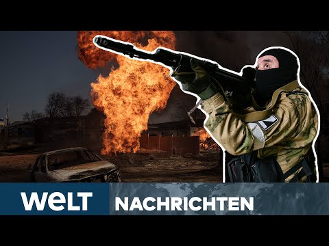 HEFTIGE KÄMPFE IN DONEZK: Russische Offensive geht weiter - NATO wird größer | WELT Nachtstream