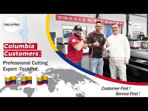 Welcome Colombian Customers to Our Fiber Laser Cutting Machine Factory Tour!