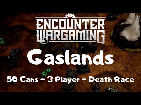 Gaslands Battle Report - 50 Cans - 3 Player Death Race