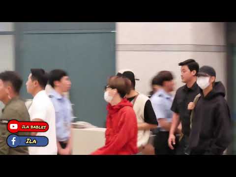 [191013] BTS arrived at the incheon airport from Riyadh