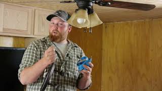How to Install a Ceiling Light Without a Place for the Ground Wire