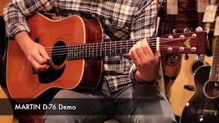 Video thumbnail for MARTIN D-76 Demo by Dolphin Guitars