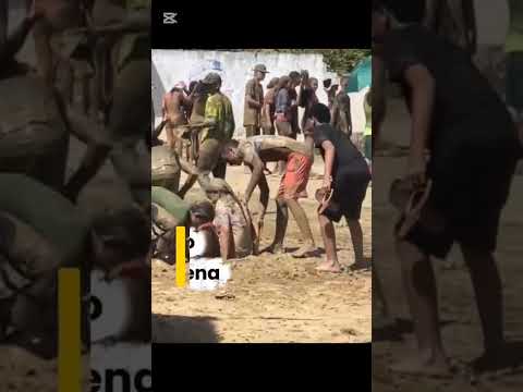 El barro vuelve a Magdalena para los precarnavales #mojadera #celebración