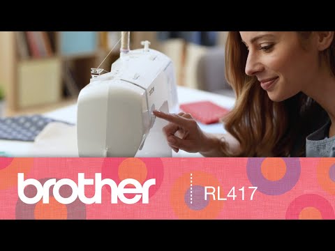 Siuvimo mašina BROTHER RL417 video