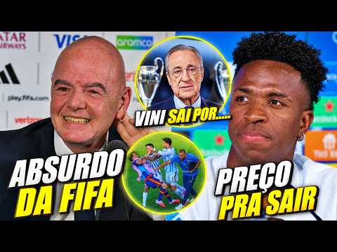 ABSURDO! FIFA RESPONDE ARGENTINA ! REAL BOTA PREÇO EM VINI JR E MAIS
