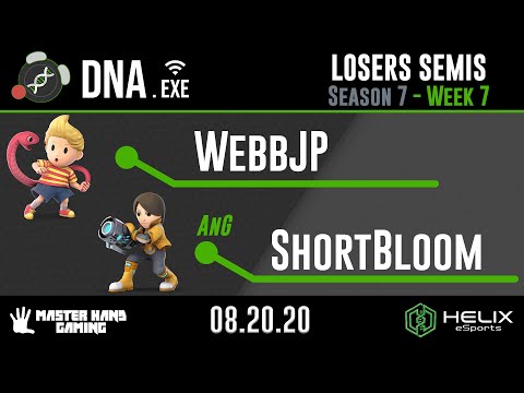 DNA.EXE S7:W7 - WebbJP (Lucas) Vs. AnG | ShortBloom (Mii Gunner) - L Semifinals