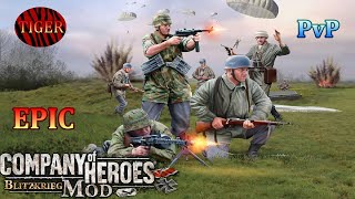 CoH Blitzkrieg Mod PvP _ Most insane Last Stand EVER ? *impenetrable Hill*