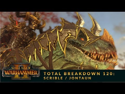Total Breakdown 120 (WH2) - Beastmen vs Dark Elves - Warhammer 2 Mortal Empires Battle
